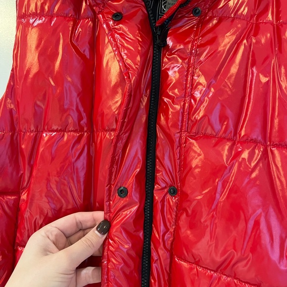 Red Puffer Vest - Picture 4 of 7